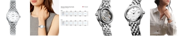 Longines Women's Swiss Automatic Flagship Diamond Accent Stainless Steel Bracelet Watch 26mm L42744276